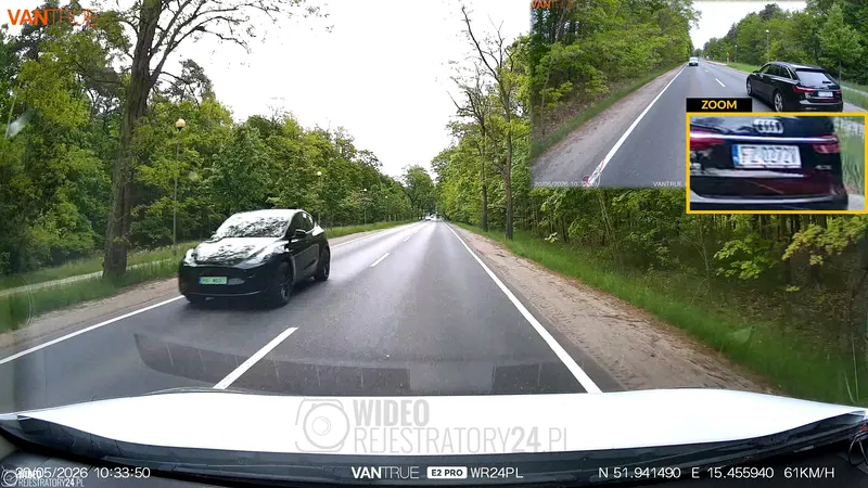 kamera samochodowa VANTRUE E2 PRO moduł kamery tylnej 2.5K